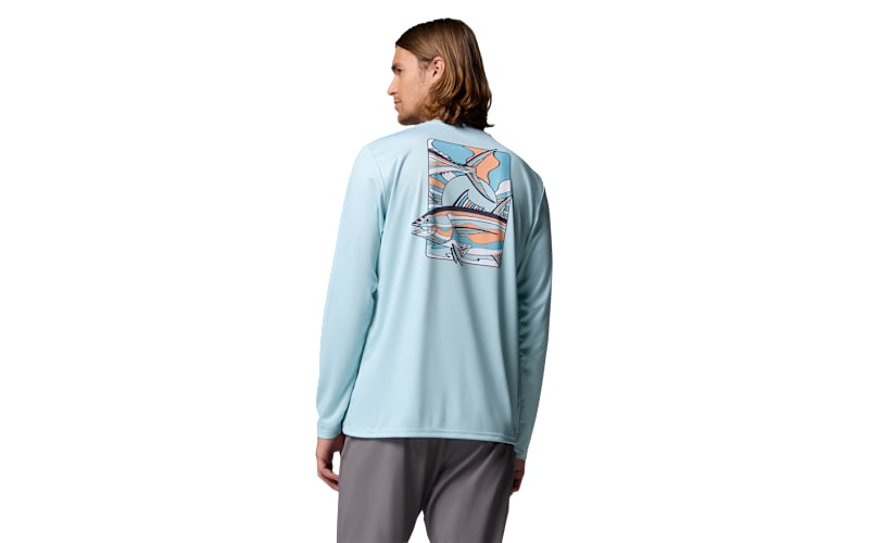 清静シャツバレー Columbia Terminal Tackle PFG Tuna Shine Graphic Long-Sleeve Shirt