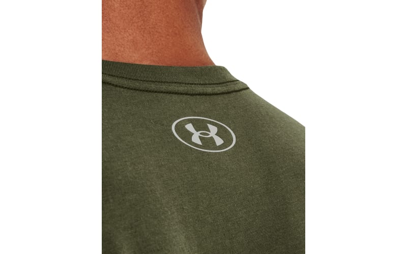 Under Armour Men's Fish Hook Logo T-Shirt - Gray, Xxl