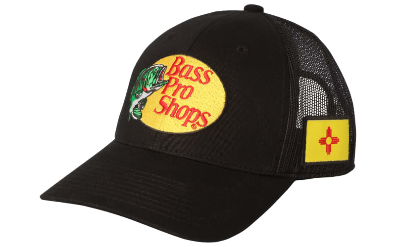 Bass Pro shops キャップ Bass Pro Shops Woodcut Logo and New Mexico Flag Snapback Cap