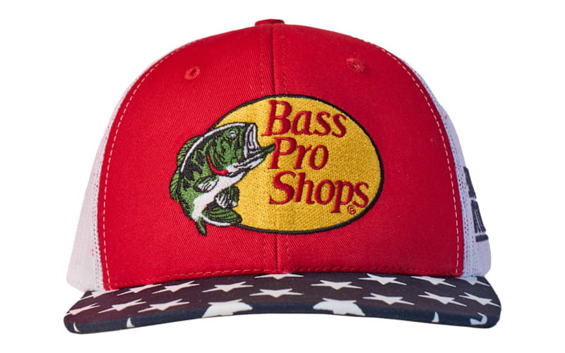 Bass Pro Shops Freedom Edition Mesh-Back Flag Tab Snapback Cap