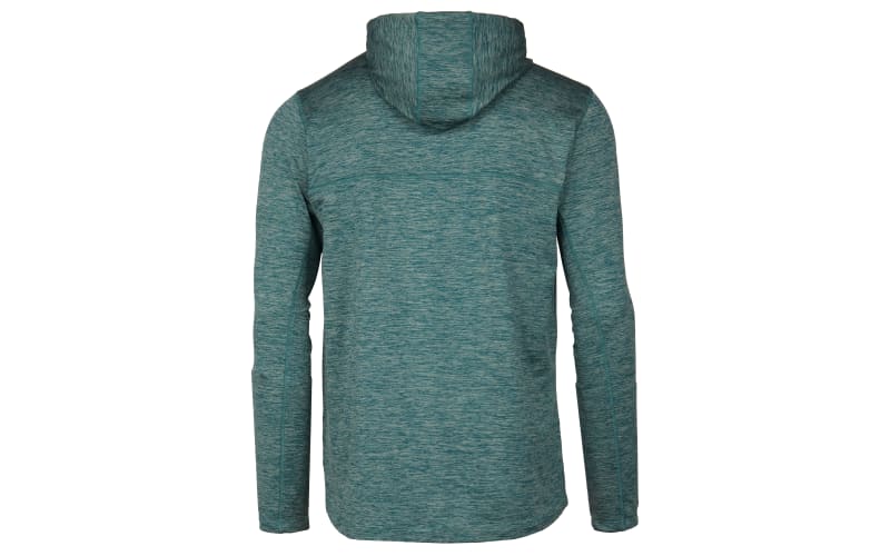 World Wide Sportsman Quarter Zip Long Sleeve Hoodie for Men Bass