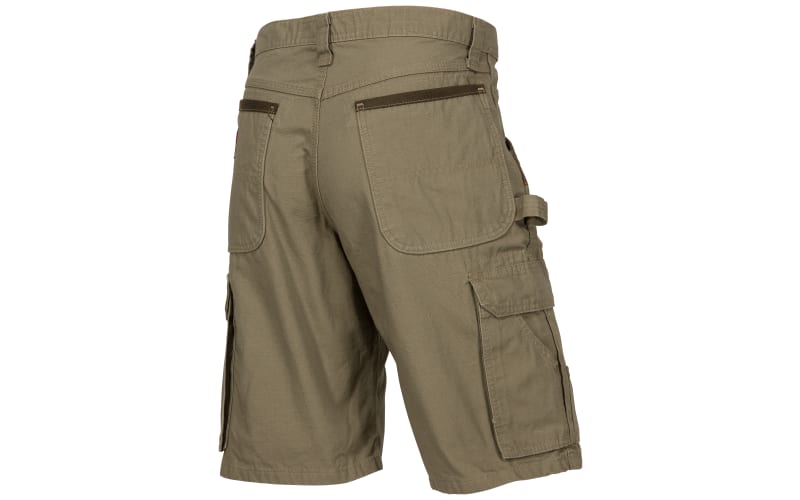 Extra High-Waisted Tie-Front Cargo Workwear Shorts -- 4-inch inseam