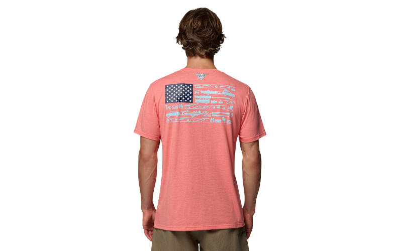 Columbia PFG Fish Flag II Boat Ramp Champ Short-Sleeve T-Shirt