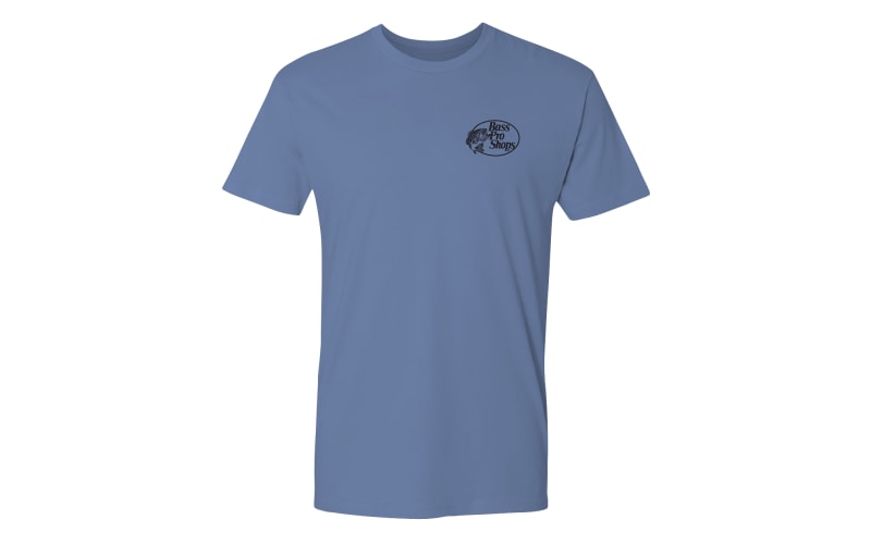 BASS PRO SHOPS フィッシングシャツ ブルー M（L） Bass Pro Shops Hell Freezes Over State Short-Sleeve T-Shirt for