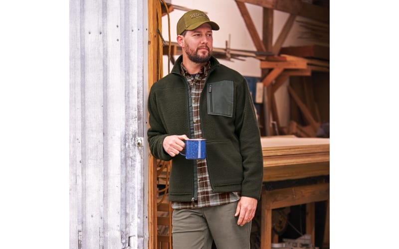 Men's berber fleece jacket cheap