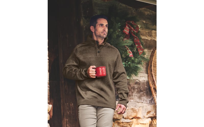 ヒスミニ エンジェル 総柄 セトア レッド 長袖 FREE 80-90 RedHead Gatesville Fleece Sweater for Men | Bass Pro Shops