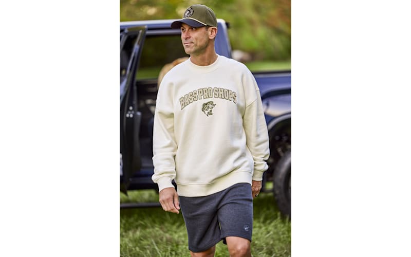 Bass Pro Shops Vintage Crew-Neck Long-Sleeve Sweatshirt | Bass Pro