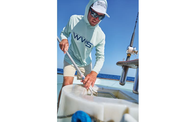 Chemise De Pêche World Wide Sportsman Bass Pro Shops – Homme Taille L – Kaki – Microfibre – Manches Longues