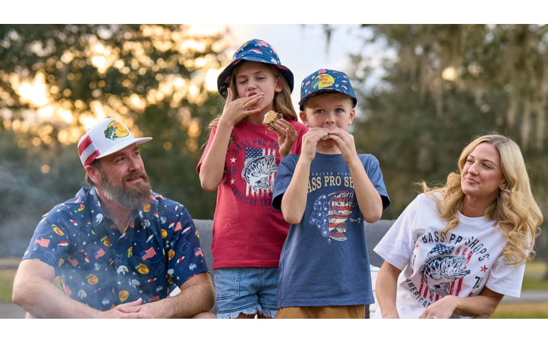 Bass Pro Shops Flag Mesh-Back Cap
