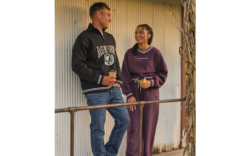 Bass Pro Shops Embroidered Quarter-Zip Sweatshirt - Black - 2XL