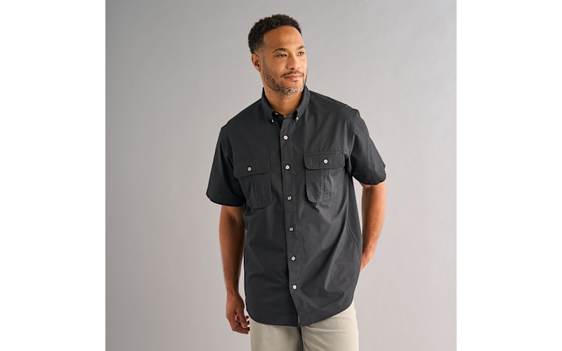 RedHead Spring River Solid Short-Sleeve Button-Down Shirt | Bass