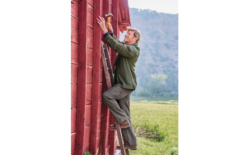 RedHead Fleece-Lined Flannel Plaid Long-Sleeve Shirt for Men