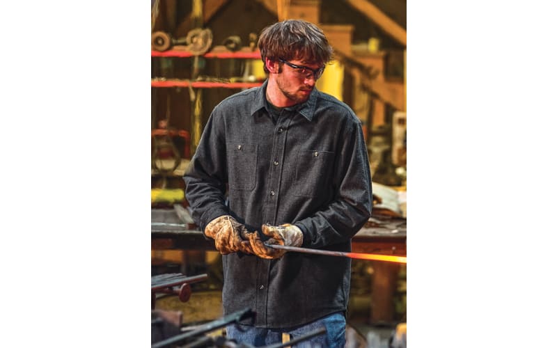 RedHead Ozark Mountain Long-Sleeve Solid Flannel Shirt for Men