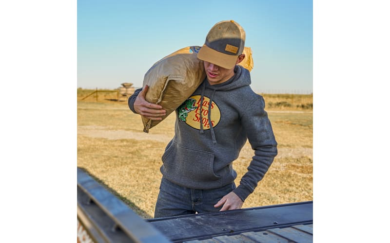 Bass Pro Shops Embroidered Woodcut Logo Long-Sleeve Hoodie for Men