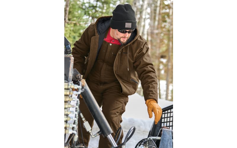 RedHead Pro Series Insulated Canvas Hooded Work Jacket for Men