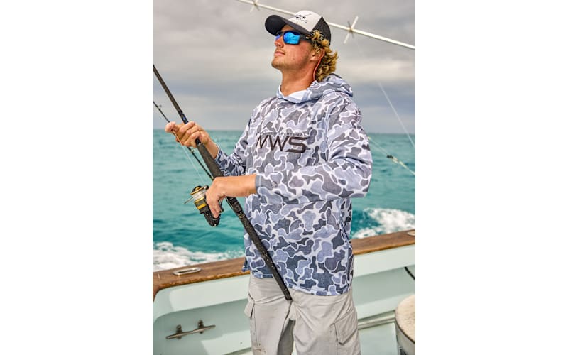 Chemise De Pêche Homme À Manches Courtes Bleu Ventilé World Wide