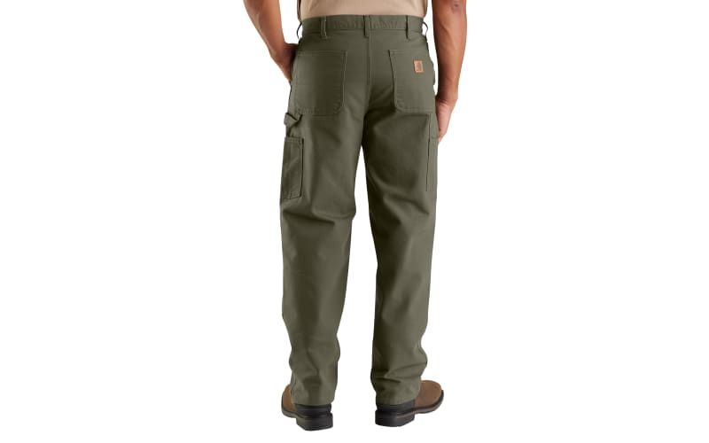 Loose Fit Washed Duck Utility Work Pant