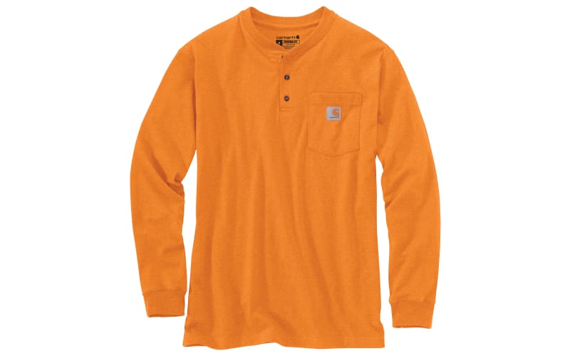 Carhartt Loose Fit Heavyweight Long-Sleeve Pocket Henley for Men