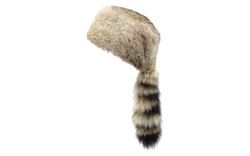Crown Cap Davey Crocket Rabbit with Raccoon Tail Hat | Cabela display picture 2