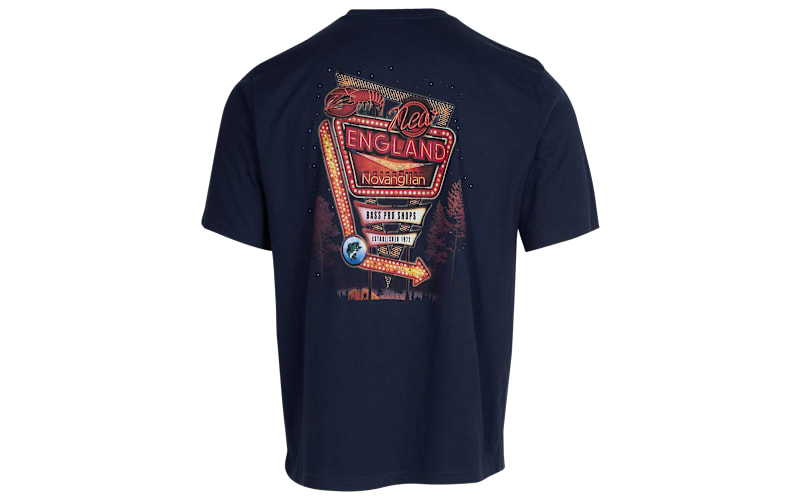 Bass Pro Shops Neon New England Sign Short-Sleeve T-Shirt for Men