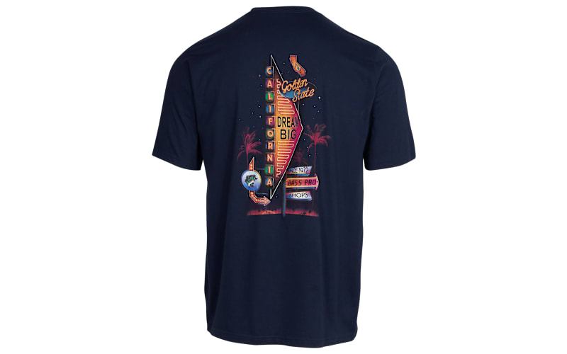 Bass Pro Shops Neon California Sign Short-Sleeve T-Shirt for Men