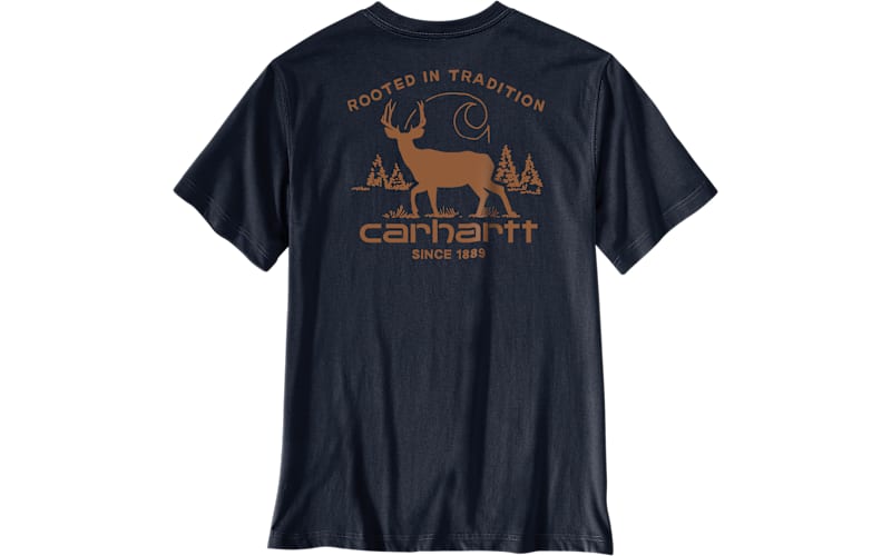 Carhartt Irvine Deer Tradition Relaxed-Fit Short-Sleeve Pocket T