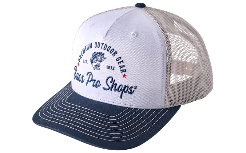 BASS Pro Shops エステート1972 帽子+フックのセット Bass Pro Shops Premium Outdoor Gear Mesh-Back Snapback Cap | Bass