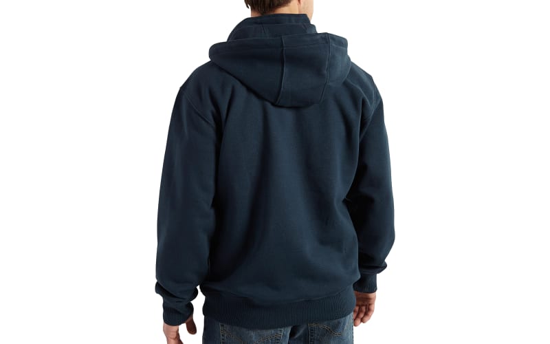 Carhartt men's rain defender paxton heavyweight hooded zip mock sweatshirt best sale