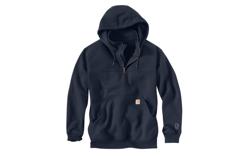 Carhartt Rain Defender Loose-Fit Heavyweight Quarter-Zip Hooded Long-Sleeve  Sweatshirt for Men