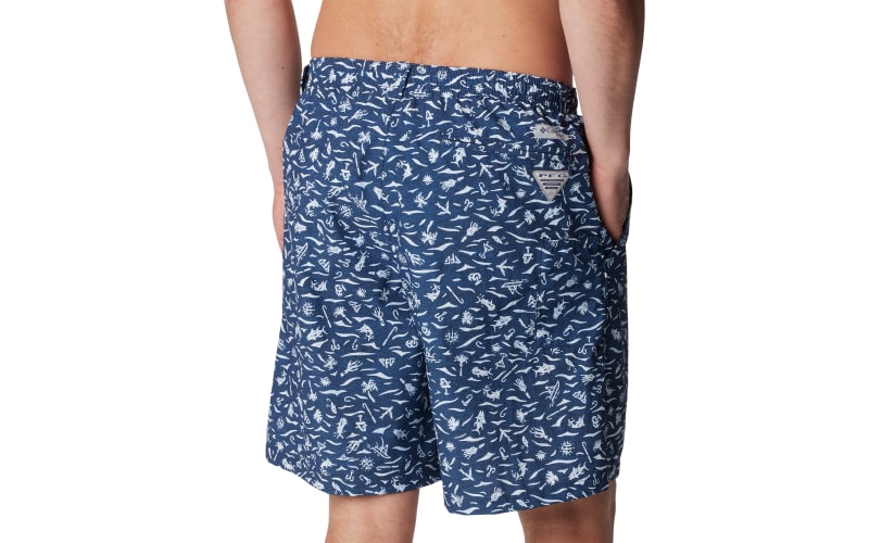Columbia Super Backcast Americana Fishing Print Shorts for Toddlers or Boys