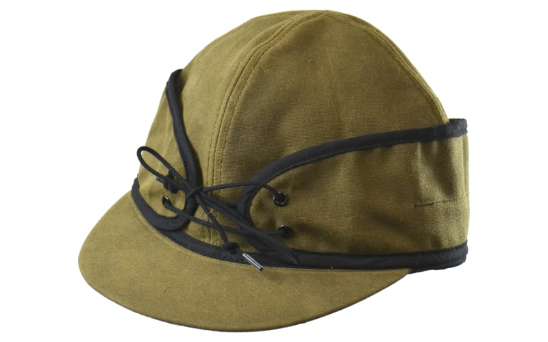 Crown Cap Olive Waxed Cotton Canvas Railroad Cap | Cabela's
