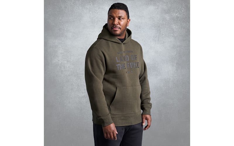Land of the Free Logo Fleece Hoodie | Bass Pro Shops