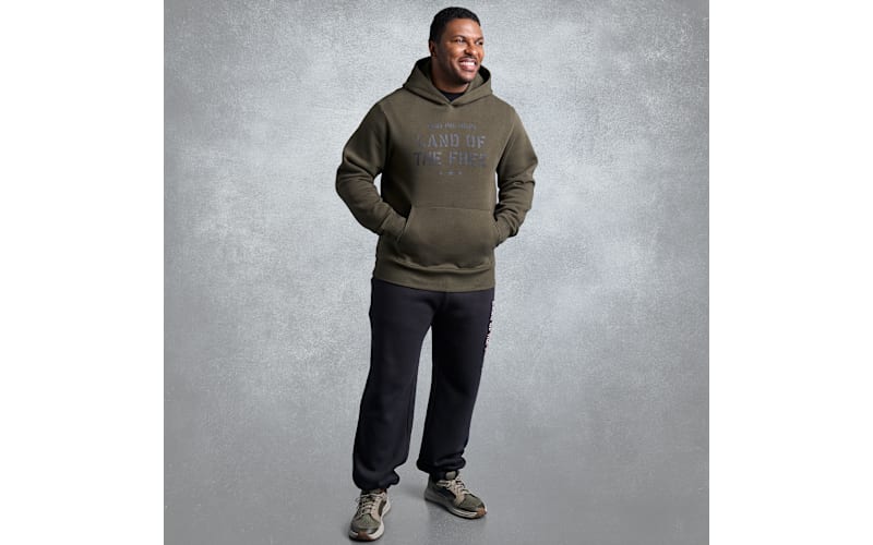 Land of the Free Logo Fleece Hoodie | Bass Pro Shops