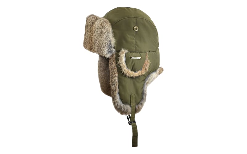 Crown Cap Taslan Aviator Hat with Rabbit Trim | Mack display picture 3