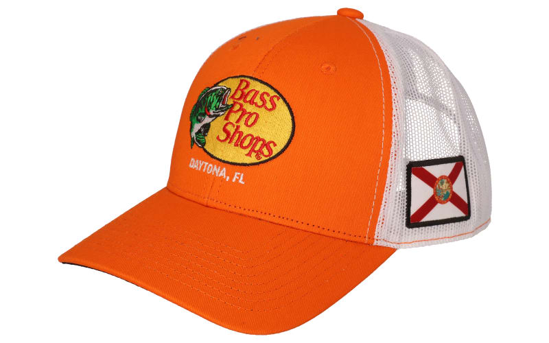 Bass Pro Shops Woodcut Logo Daytona, FL Snapback Cap Mack's