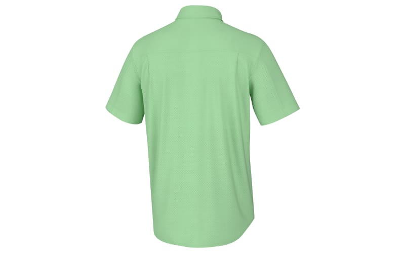 Huk Men's Fly Line Short Sleeve Fishing Shirt