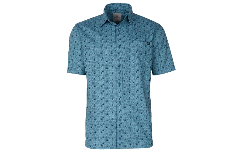 Ascend Geo Print Woven Short-Sleeve Button-Down Shirt | Cabela's