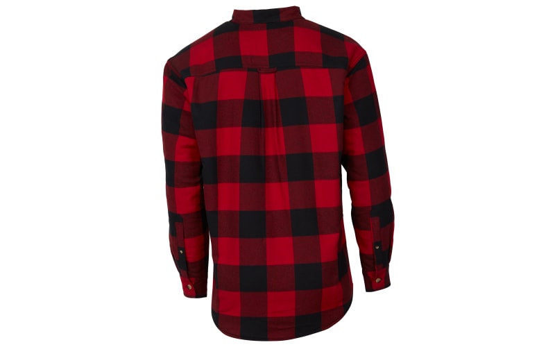 Redhead sherpa lined plaid shirt sale