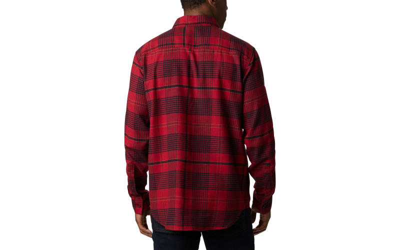 Columbia Cornell Woods Long-Sleeve Flannel Button-Down Shirt for