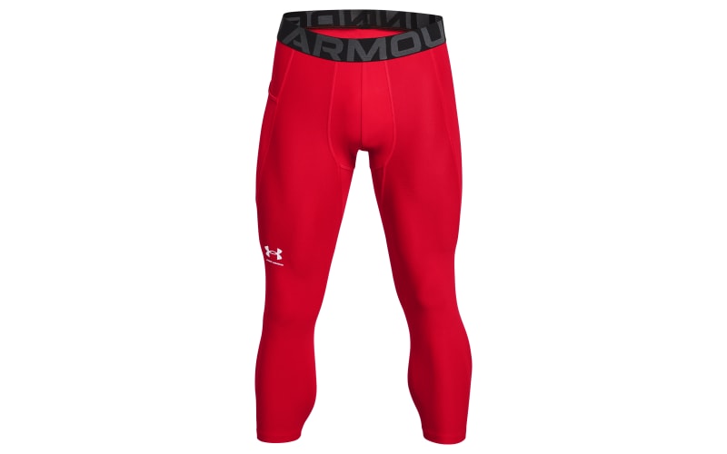 Red under best sale armour spandex