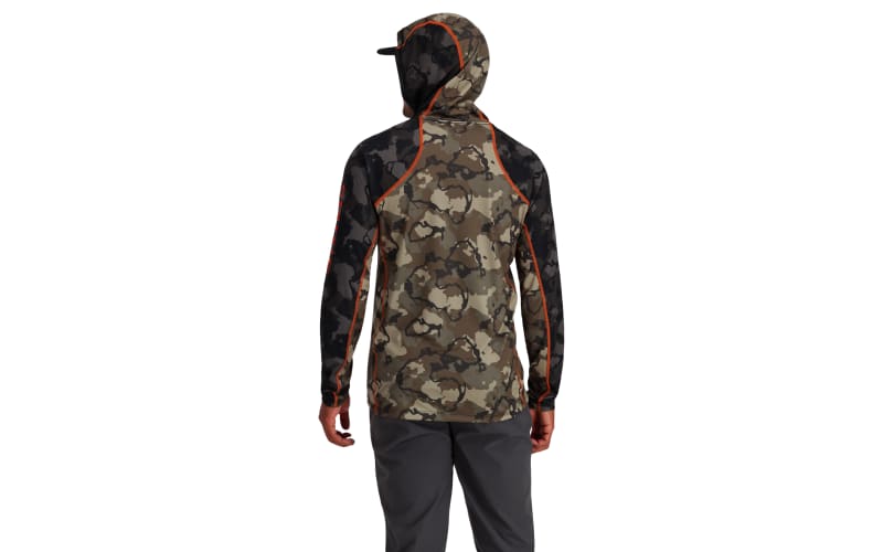 Simms Challenger Solar Hoody - Cinder/Ghost Camo Sterling - XL