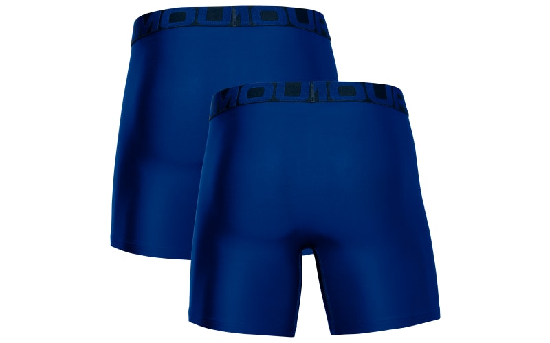  Under Armour mens Tech 6-inch Boxerjock 2-Pack, (006