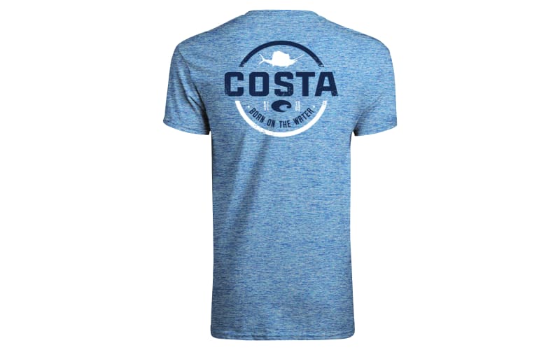 Costa Tech Insignia Sailfish Tee - Short Sleeve - Royal Blue