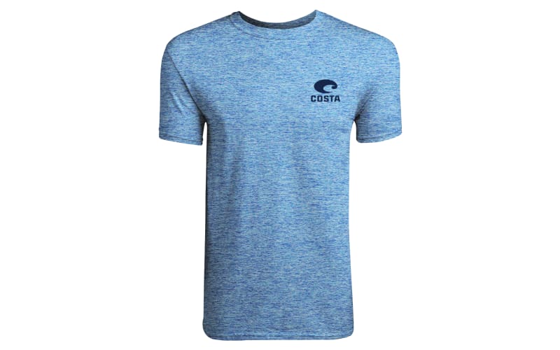 Costa Del Mar Costa Tech Insignia T-Shirt Uomo Manica Corta – Grigio, Taglia S, Pesca - 3