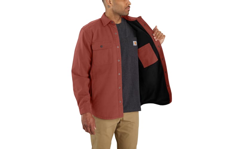 CARHARTT Men's Fleece Lined Shirt Jacket  Below The Belt – Below The Belt  Store