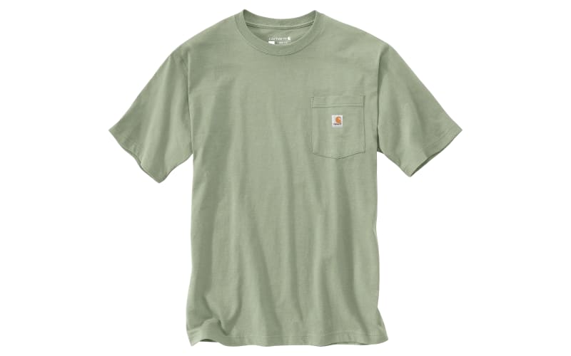 Carhartt ★Loose Fit Heavyweight Short-Sleeve Pocket Regular Carhartt Loose Fit Heavyweight Short-Sleeve Pocket Henley T