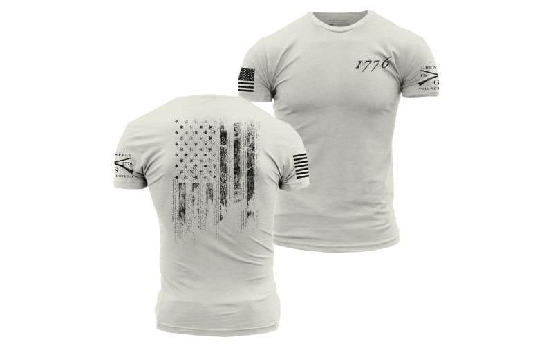 Grunt Style 1776 Flag - Men's T-Shirt (Black, Small)