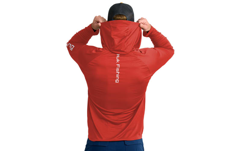 Huk Vented Pursuit Long Sleeve Hoodie for Men Cabela s
