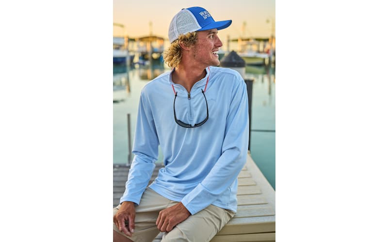 World Wide Sportsman Bayshore Quarter-Zip Long-Sleeve Pullover