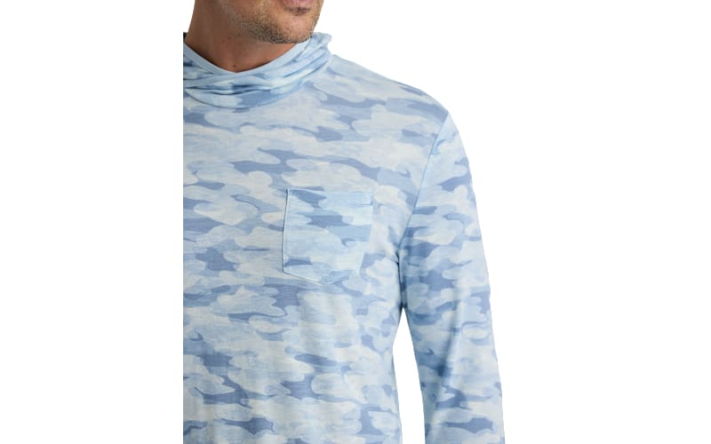 BassProShops ライトウェイトフーディ ブルー Free Fly Bamboo Lightweight Hoodie | Bass Pro Shops